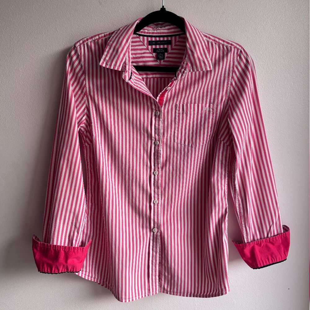 Tommy Hilfiger Candy Cane Striped Shirt – Size M